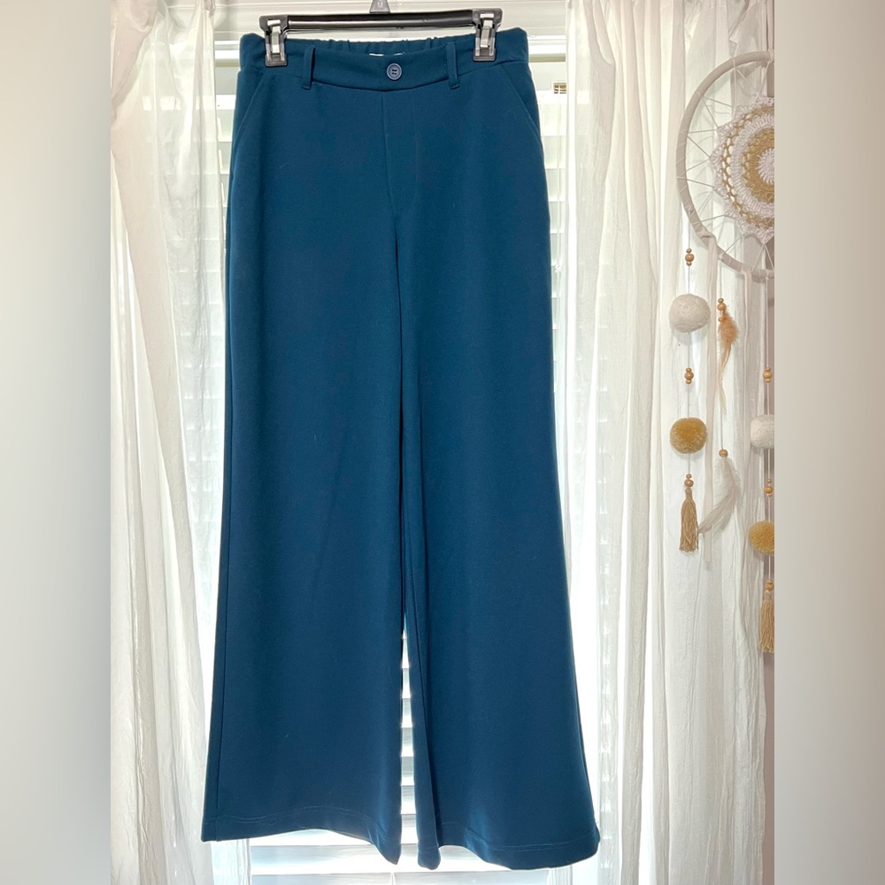 Deep Blue Wide-Leg Pants, super comfortable & stylish